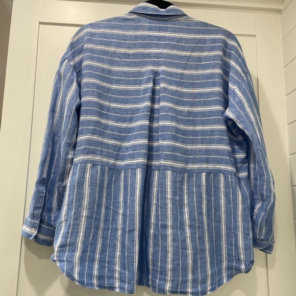 J. Jill Linen Shirt Size S Petite - Picture 2 of 4
